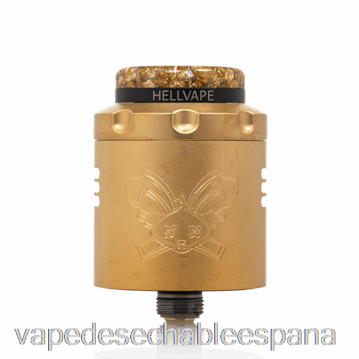 Vape España Hellvape Dead Rabbit V3 24mm Rda [6th Anni] Oro Negro